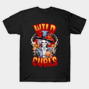 Spooky Wild Like My Curls T-Shirt